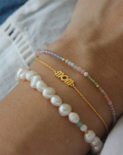 Stine A - Wow Mom Armbånd - Guldfarvet